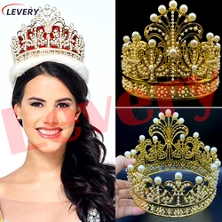 Levery Old Miss International Pageant Crown Crystal Rhinestone Tiara