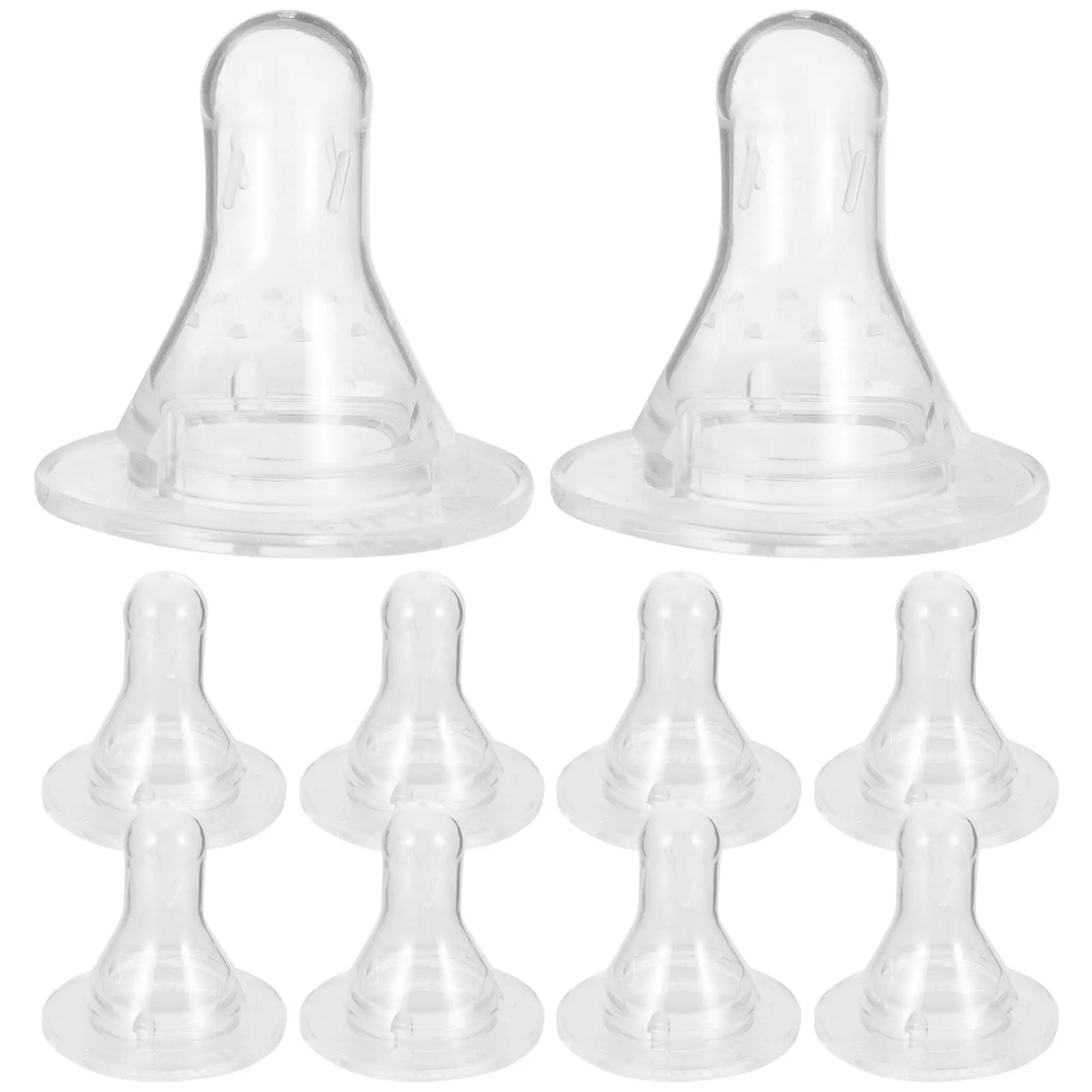 10pcs Feeding Bottle Pacifiers Thickened Lamb Feeders Nipples Calf Milk Bottles Silicone Sheep Pig Cow Nursing Baby Animal Farm