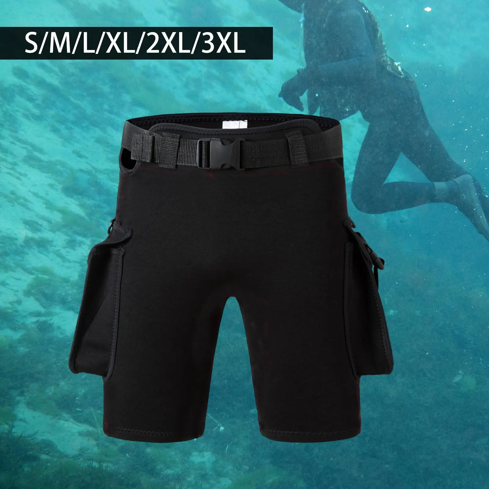 

Men's Diving Shorts Swimsuit Equipment Adjustable Belt Accessories Wetsuits