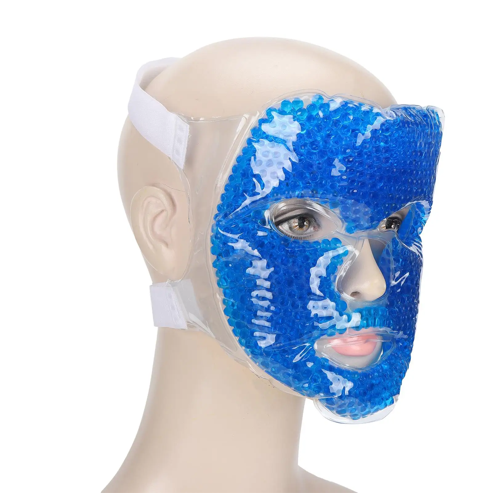 عبوة من جل التبريد للوجه، قناع وجه مريح قابل لإعادة الاستخدام للاستخدام في المنزل والمكتب