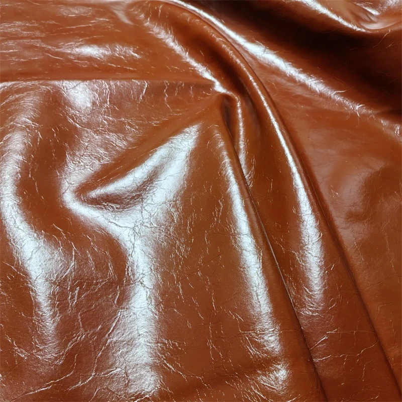 

1mm Reddish-Brown Waxed Cowhide. First Layer Leather. Real Leather Fabric. DIY Manual Ledger. Sofa repair. Full-Sheet Cutting