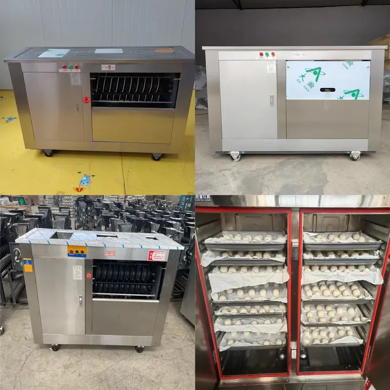 Small Commercial Steamed Bread Machine for Automatic Forming Stainless Steel Steam Bun Maker for Food Processing