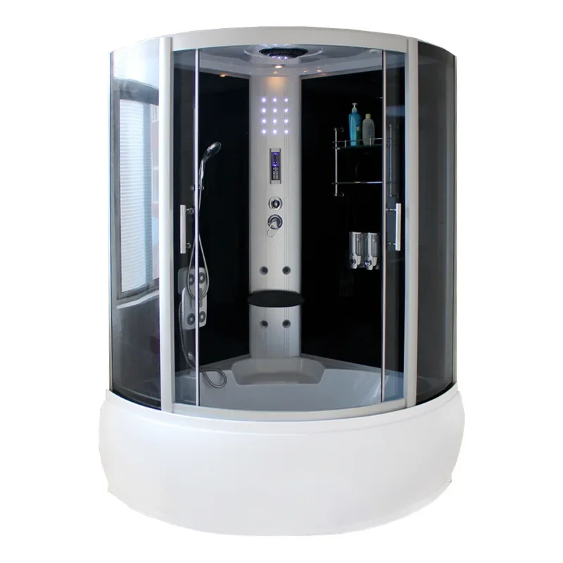 Household integral shower room with bathtub high basin arc fan surf steam room bath double bath bath