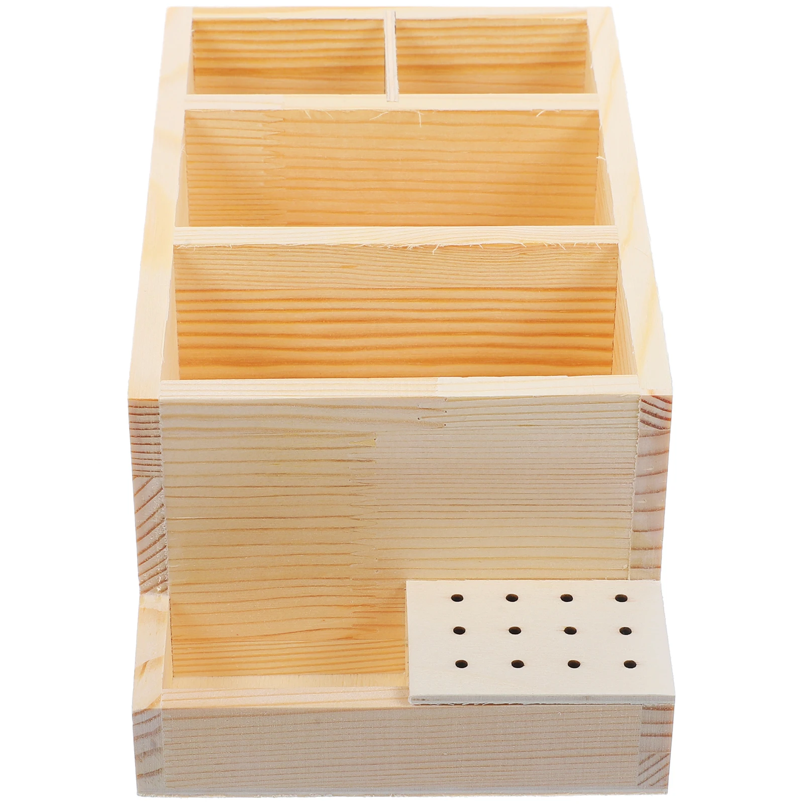 

Nail Art Storage Box Wooden Grinding Head Organizer Nail Drill Bit Holder Manicure Tool Storage Case Desktop Organizer