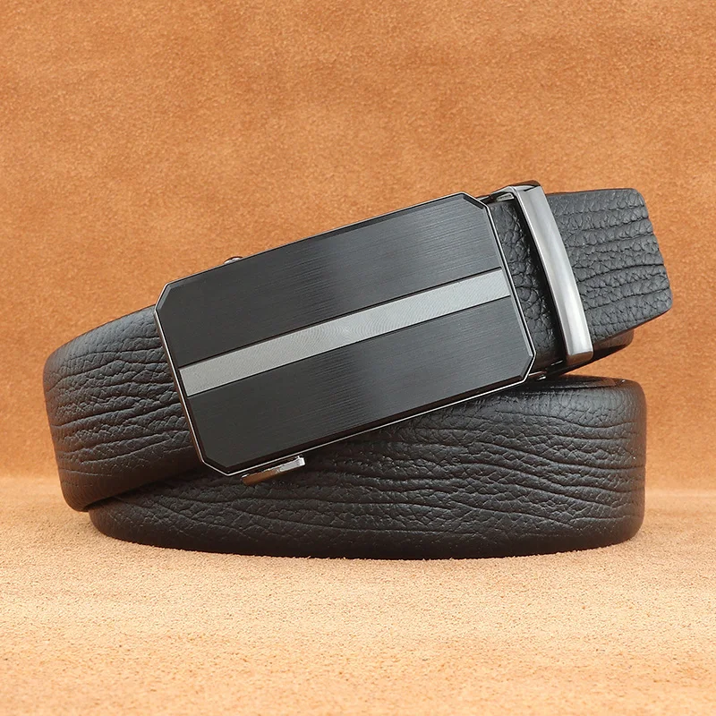 

Дизайнерские ремни мужские с автоматической пряжкой брендовые роскошные модные черные деловые мужские ремни из натуральной кожи 3,5 см wdie cintos masculinos
