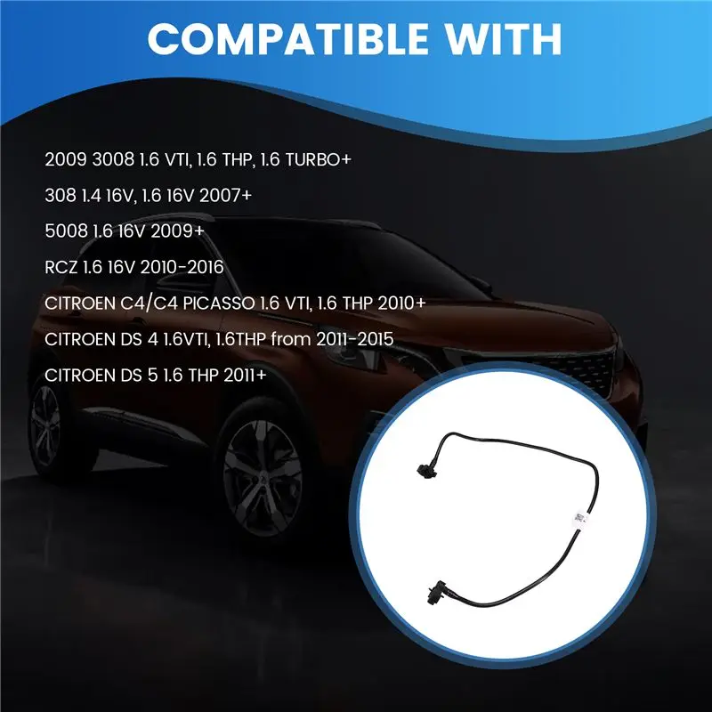 AC76-Radiator Hose Spare Water Tank Pipe For 3008 5008 RCZ Citroen C4 C4 PICASSO DS 4 DS 5 1323Y4 1323.Y4