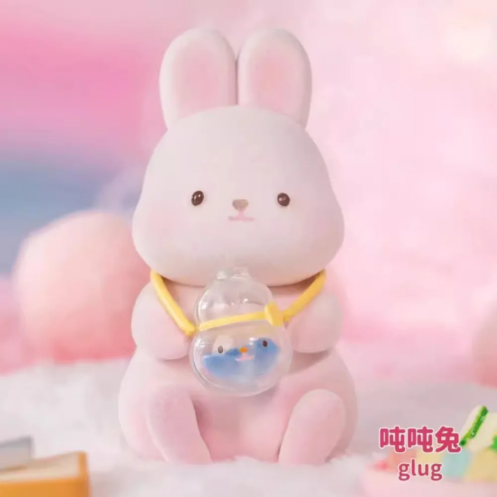 Kotak Buta Harian Kelinci Momo Asli Koleksi Kawanan Lucu Kartun Pie Keju Mainan Trendi Ornamen Hadiah Ulang Tahun Anak Perempuan