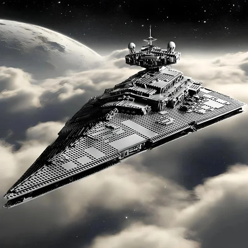 

Креативный конструктор Disney 75252 UCS Imperial Destroyer Moc: космический корабль из строительных блоков – идеальный подарок на Рождество