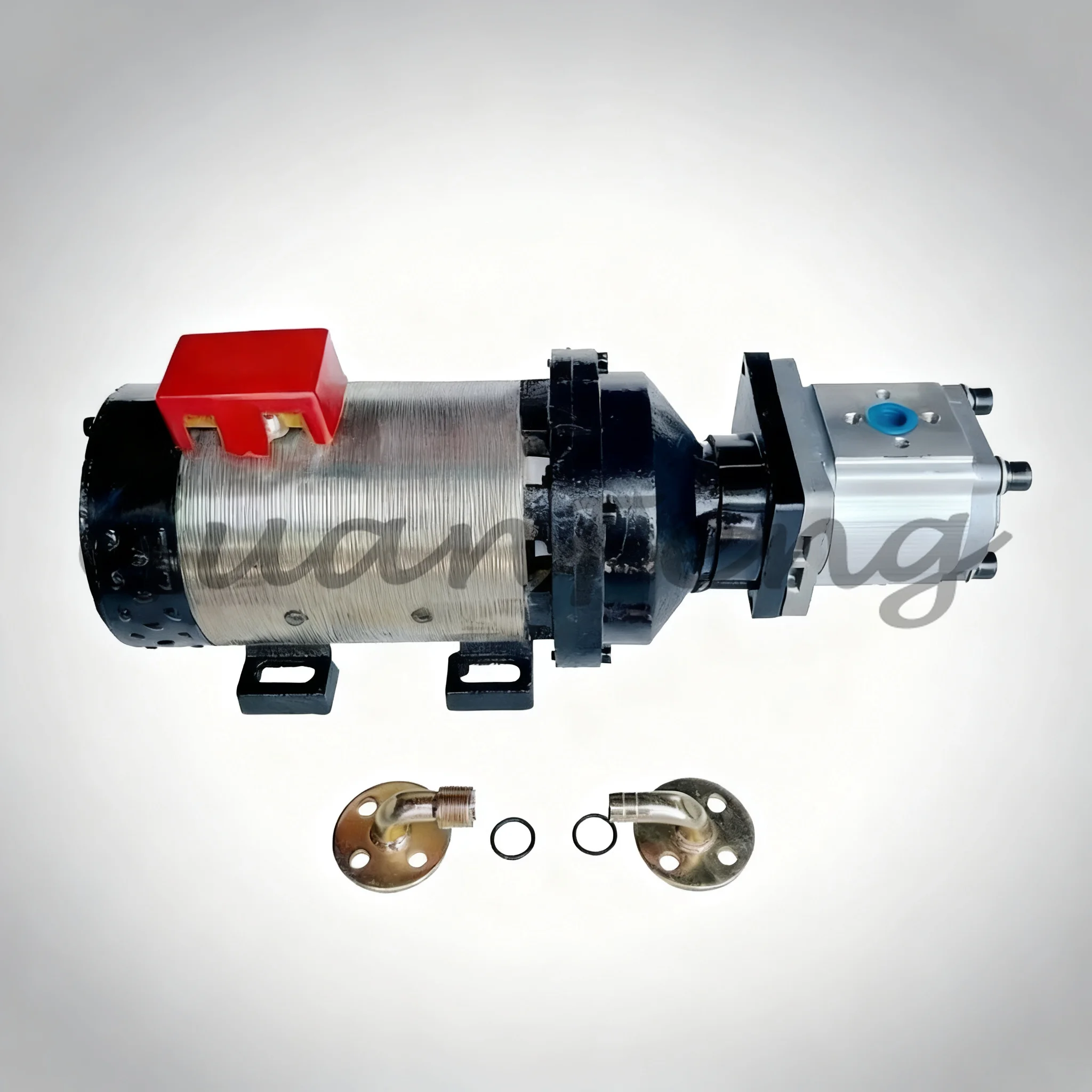 48V 60V 72V Improved Electric Forklift Hydraulic Gear Pump DC Motor Inline Gear Oil Pump For Forklift Power Unit