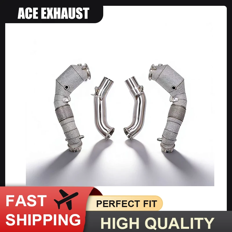 

ACE for BMW M850i B8 G14 G15 G16 4.4T Exhaust Downpipe High Performance Stainless Steel Exhaust Pipe with Catalytic Converter