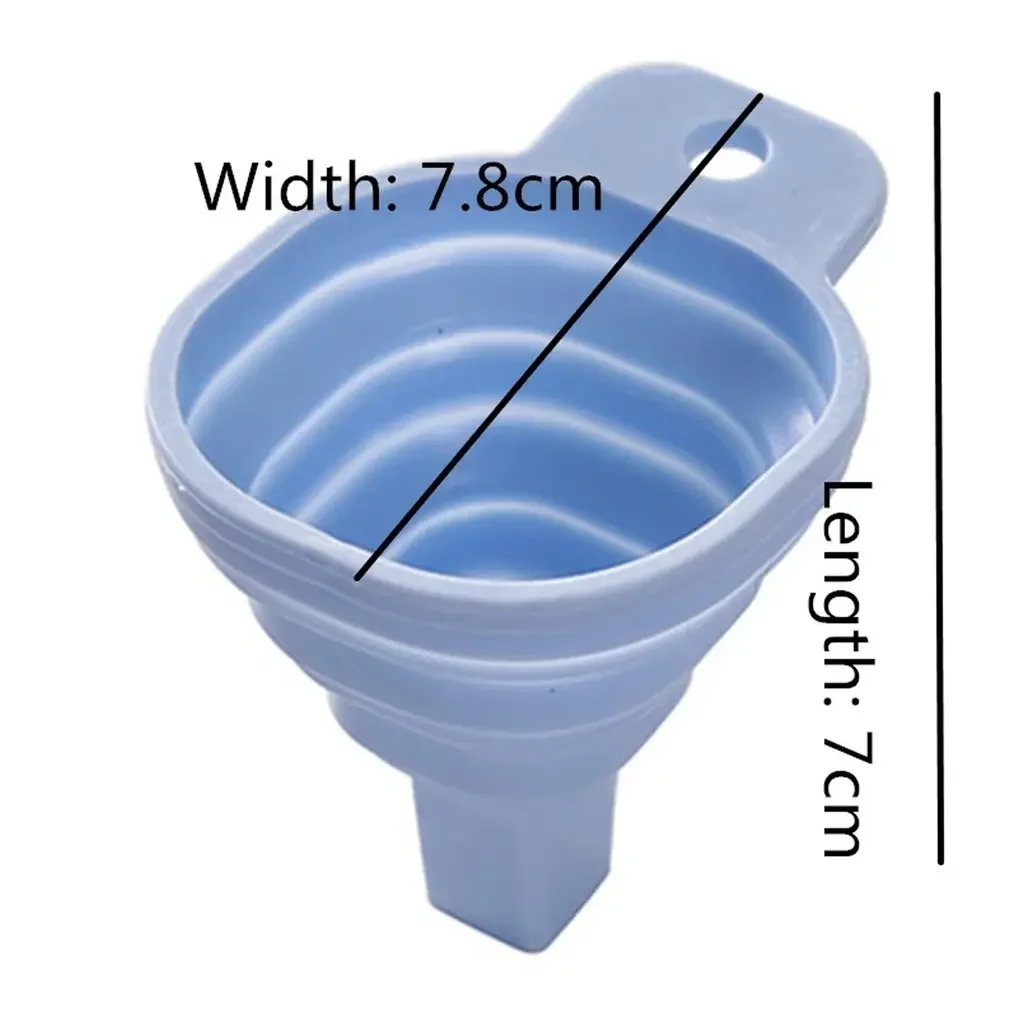 Foldable Funnel Silicone Collapsible Portable Funnel for Kitchen Accessories, Beer, Oil, Fuel Hopper - Free Shipping