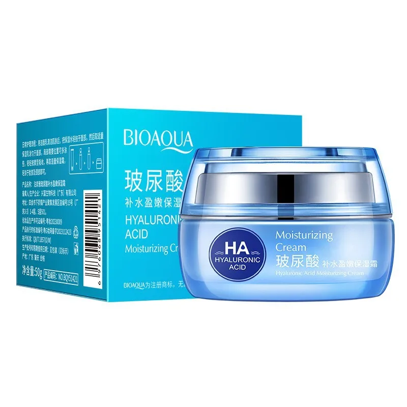 BIOAQUA Creme da giorno idratanti Crema viso rassodante all'acido ialuronico Crema viso idratante schiarente per la cura della pelle