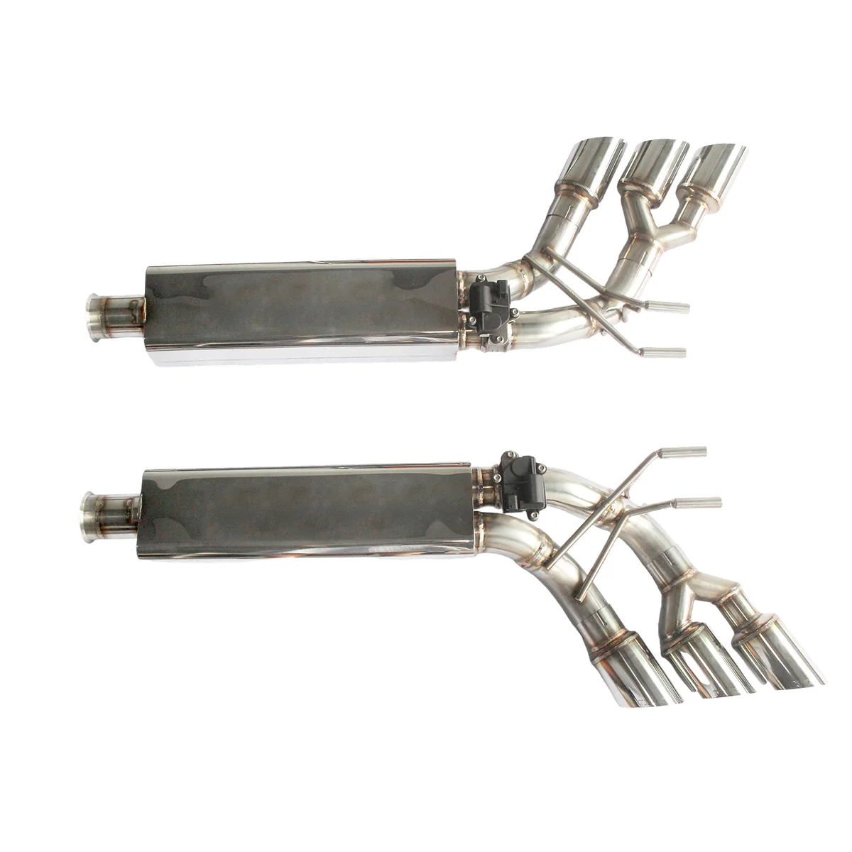 Off-Road Titanium Valvetronic Exhaust for W463 4.0L V8 SUV - Quad Mode, Carbon Tips, Direct Bolt-On