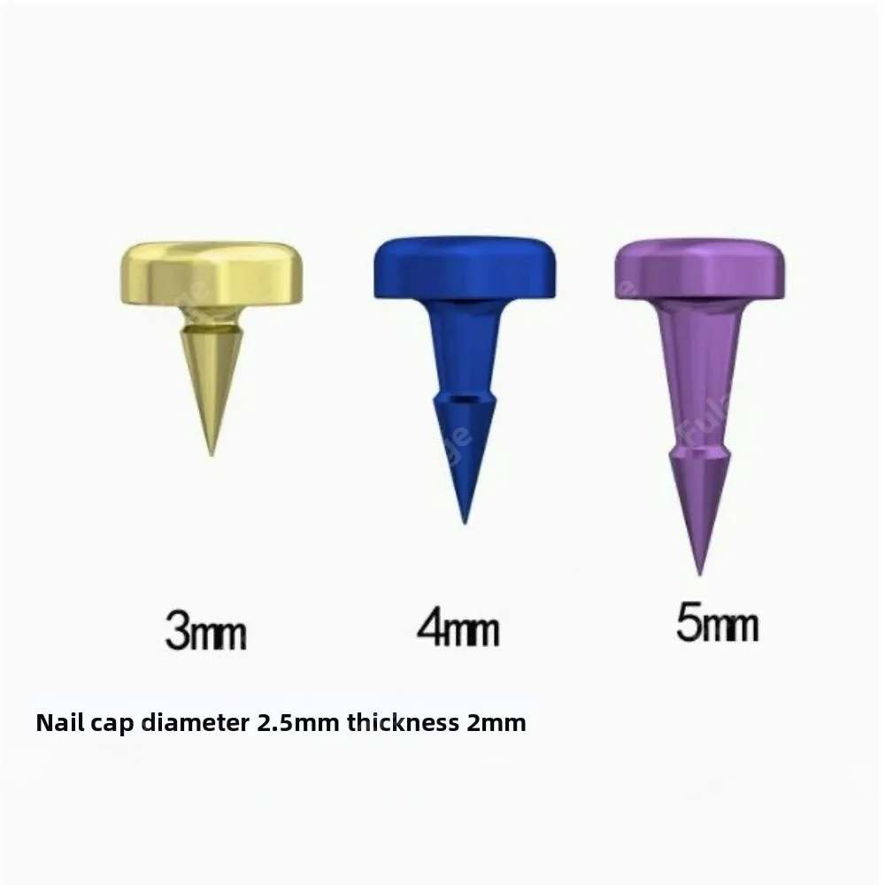 10Pcs Dental Membrane Fixation Screws Locating Nails Kit | GBR Bone Augmentation Surgery Titanium Mesh Fixing Screws for Dental