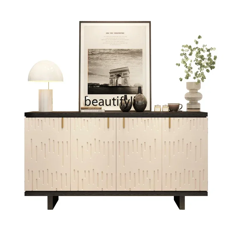 

ls 42French retro home solid wood porch cabinet, high-end modern simple villa, dining side lockerA4567