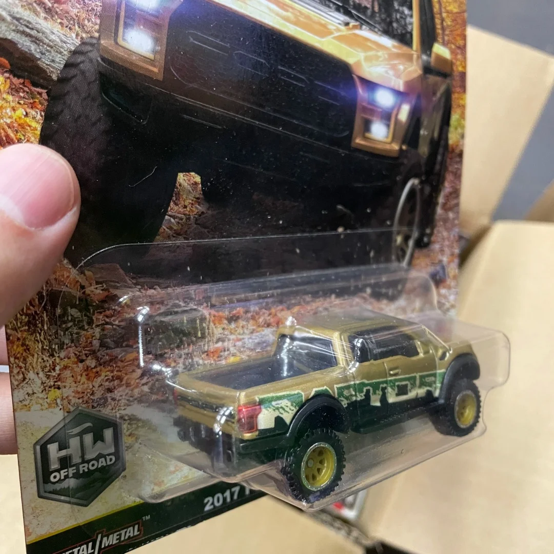 Hot Wheels Premium 2025 autocultuur HW Off Road 2017 FORD F-150 RAPTOR schaal 1:64 gegoten legering model collectible jongens speelgoed geschenken