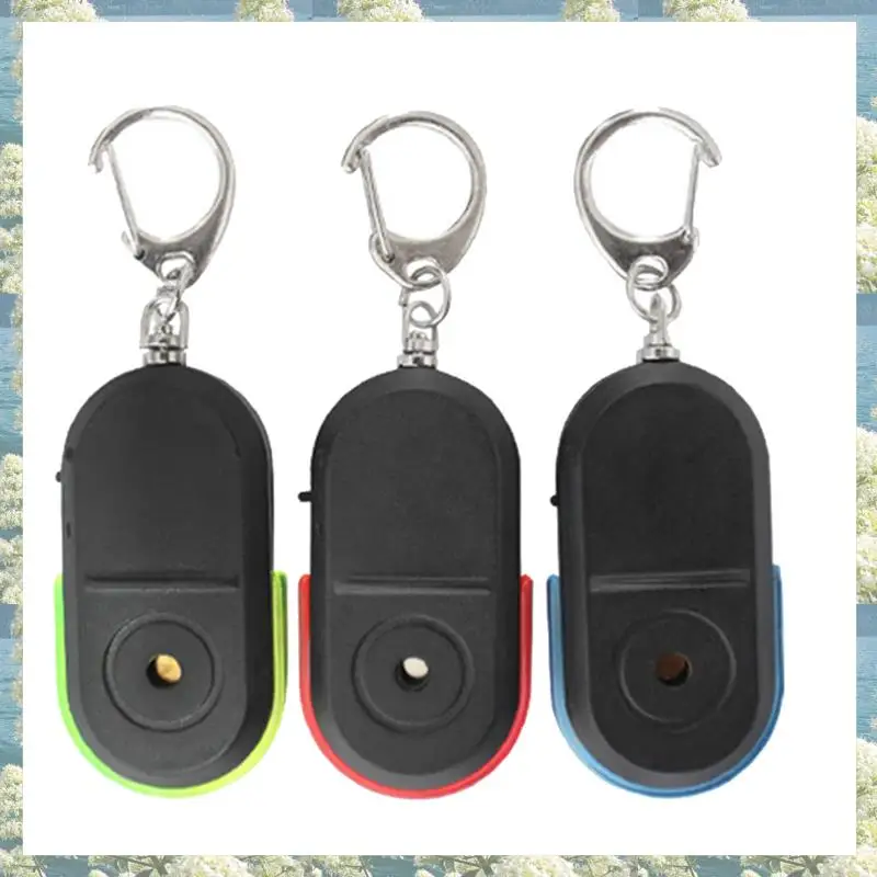 New-6X Mini لمكافحة خسر صافرة مفتاح مكتشف إنذار لاسلكي العلامة الذكية مفتاح محدد المفاتيح المقتفي صافرة الصوت مصباح ليد