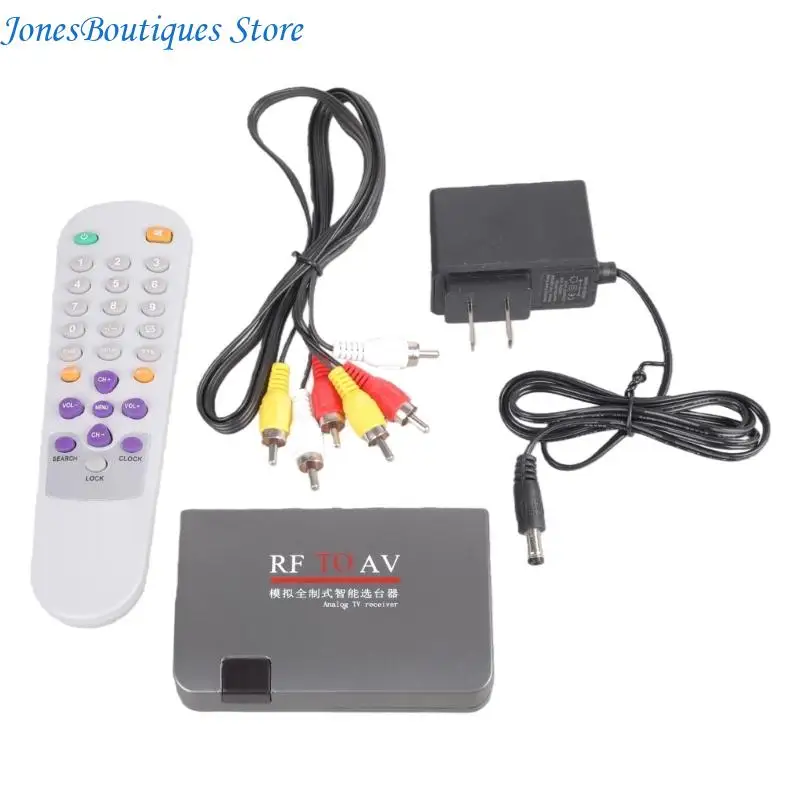 Comprehensive RF to Video Converter Channel Select Remote Control AC110-240V W8KE