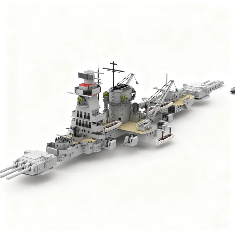 8105pcs MOC Boat Admiral Graf Spee Superstructure Model Toys Building Blocks Construction Christmas Gift Birthday Craft Assemble