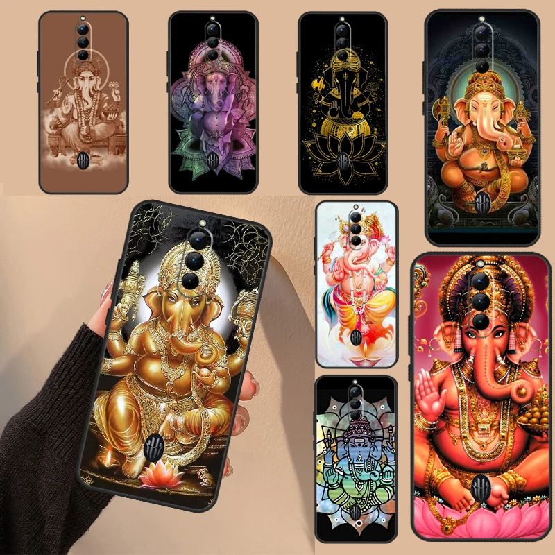 Ganesh Elephant God For Nubia Red Magic 8 Pro Plus 7 6 6S 7S Pro 5G 5S 6R Phone Case For RedMagic 8S Pro Cover