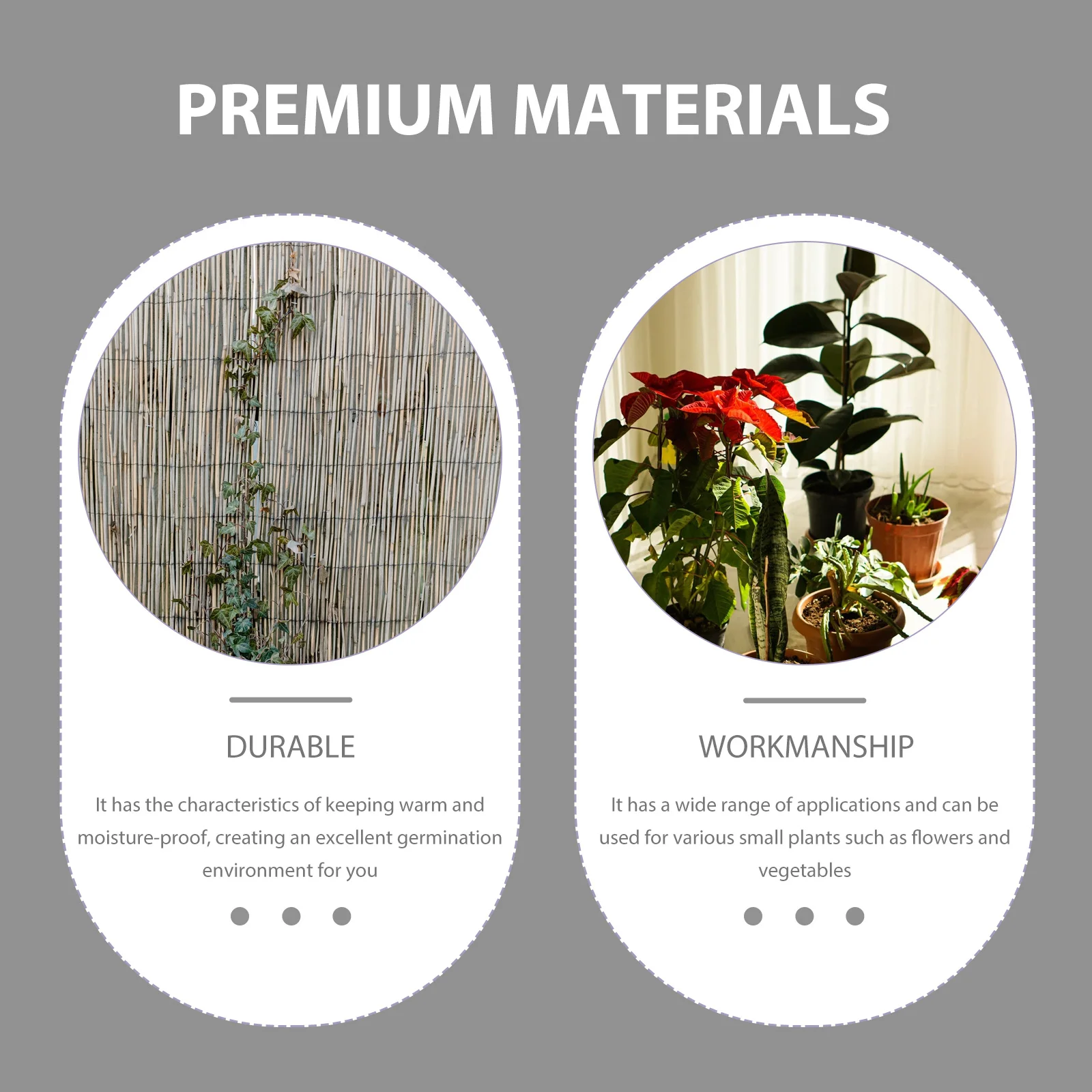 

5Pcs Transparent Plastic Flower Nursery Pots Plant Clear Germination Cups for Seedlings Garden Supplies and Plant