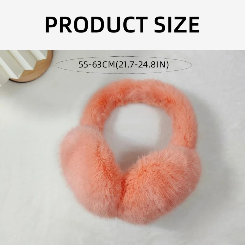 Chauffe-oreilles en peluche pour femmes, protège-oreilles confortables pliables, pour usage quotidien, étudiants,