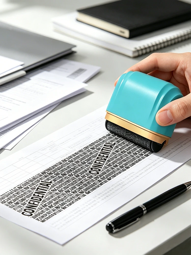 A002 Wide-Sized Identity Privacy Roller Seal, Specifically Designed for Blocking Confidential Addresses and Protecting Privacy image 5