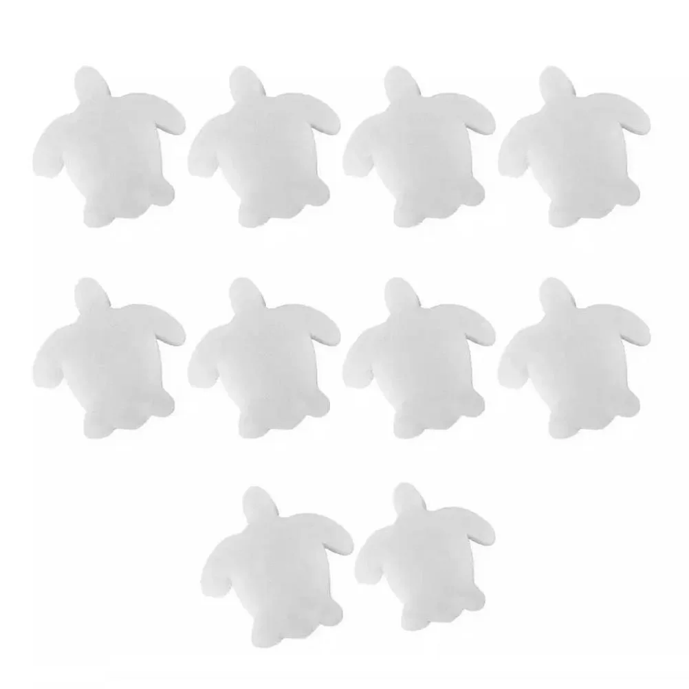 

16pcs Filter Oil Absorbing Sponge For Hot Tub Tortoise Shape Design White Reusable Durable Large Surface Area Efficient