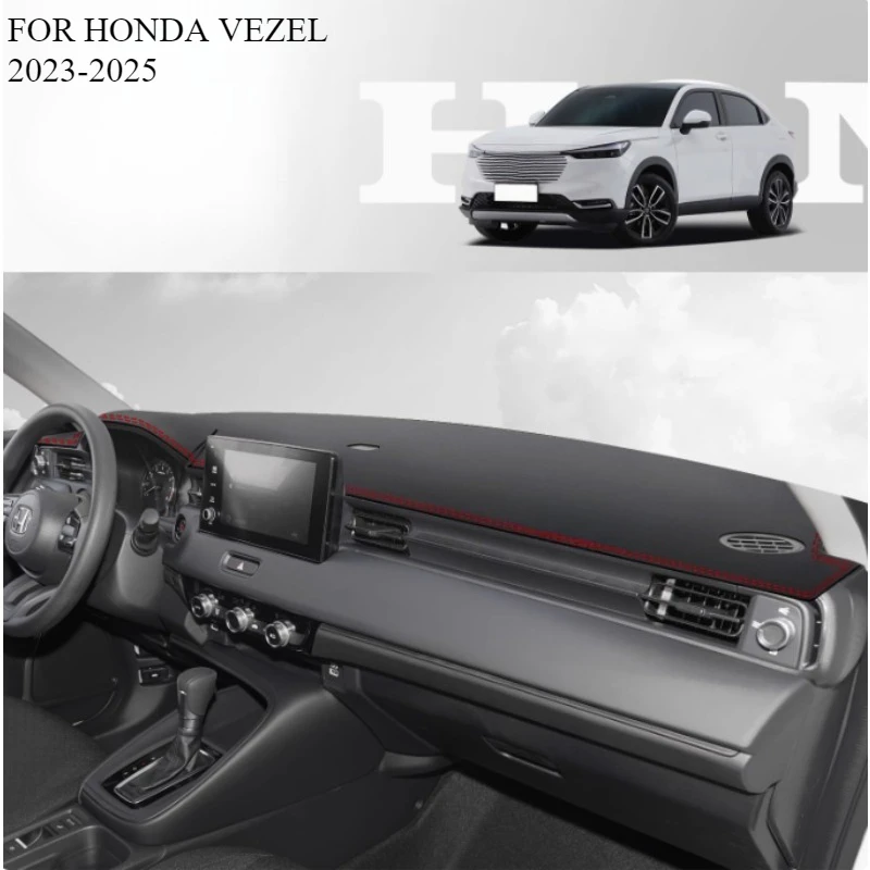 

FOR HONDA VEZEL 2023-2025 Car Dash Mat Dashmat Dashboard Mat Cover Sun Shade Dash Board Cover Carpet Accessories