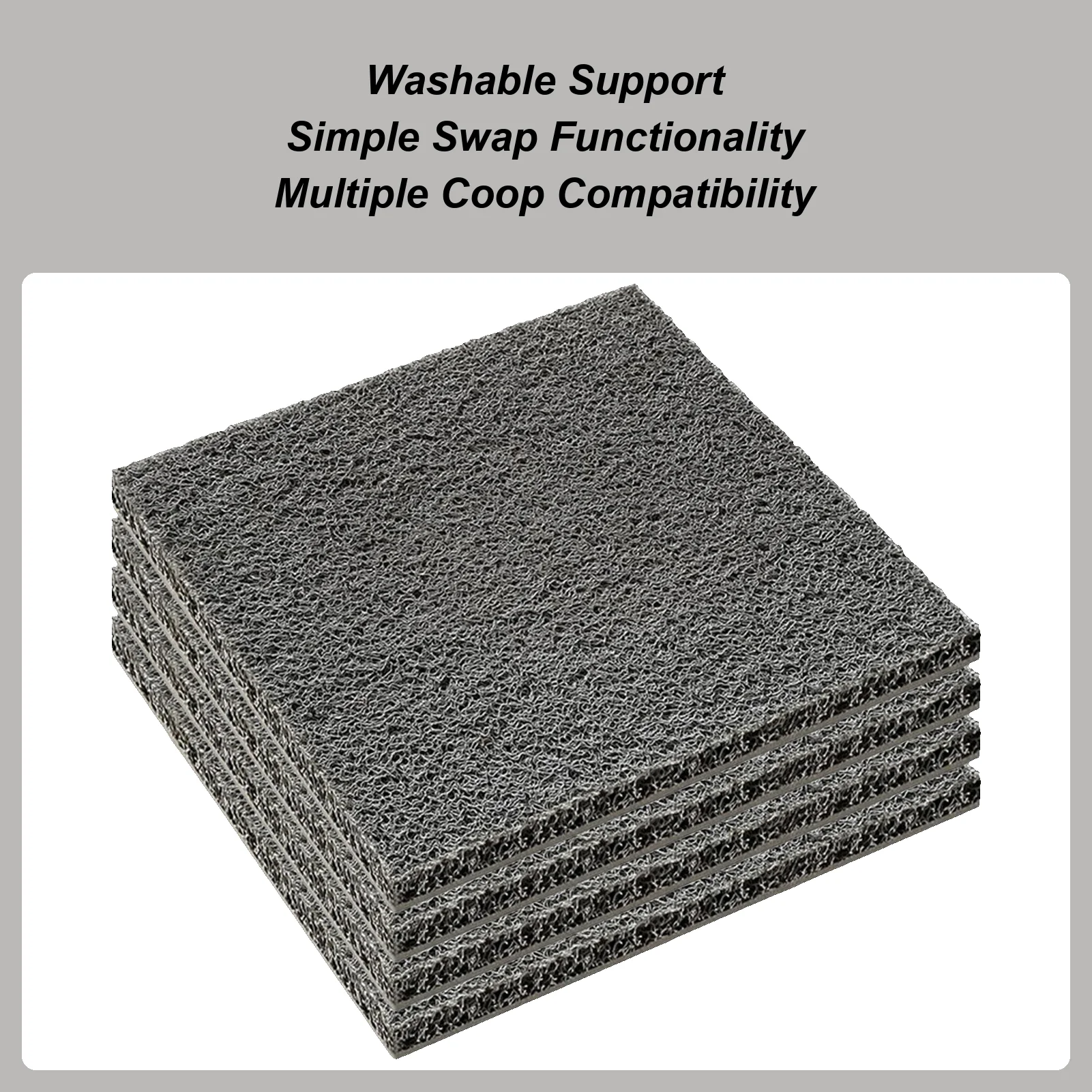 

Многоразовые подстилки для гнездования кур, уток, перепелов для сада, газона, фермы, уличных курятников