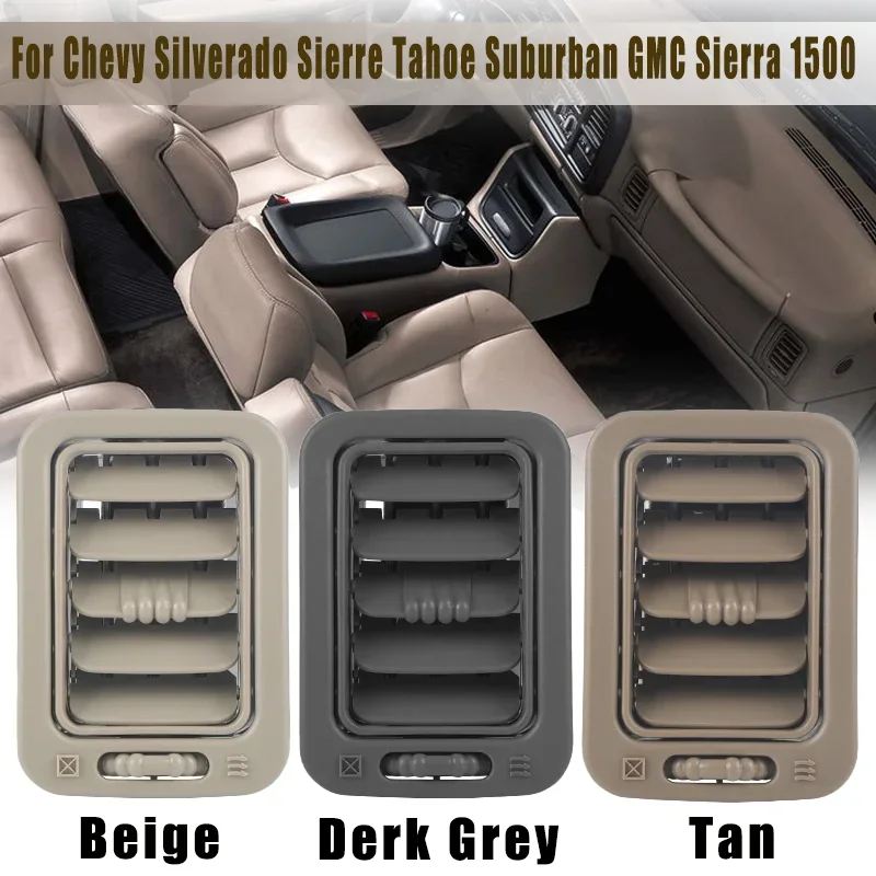 

Dashboard A/C Air Vent Outlet Grille for Chevrolet Silverado Avalanche Suburban Tahoe GMC Sierra 1500 2500 3500 Yukon 15176085