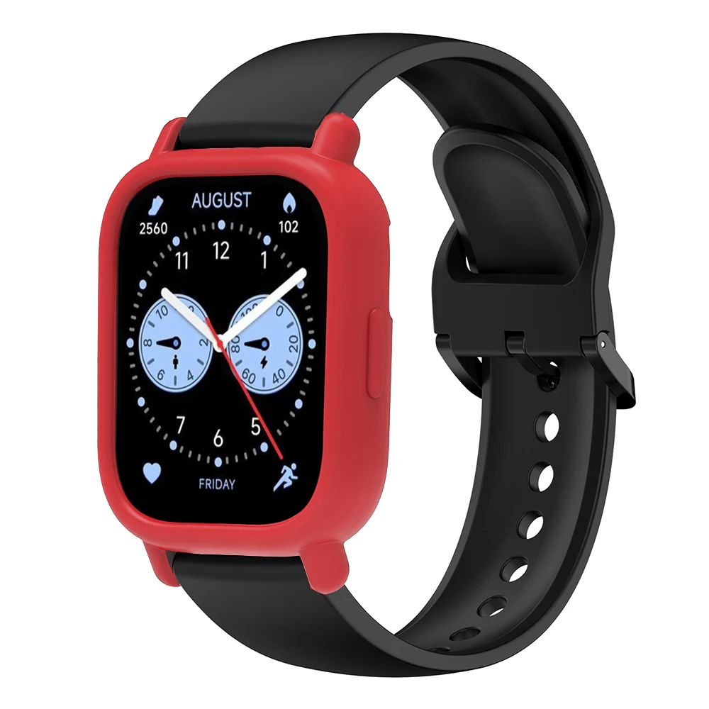 غطاء سيليكون ناعم لساعة Redmi Watch 5 Lite حافظة واقية مجوفة حافظة ساعة خفيفة للغاية لتزيين ساعة Redmi 5 Lite