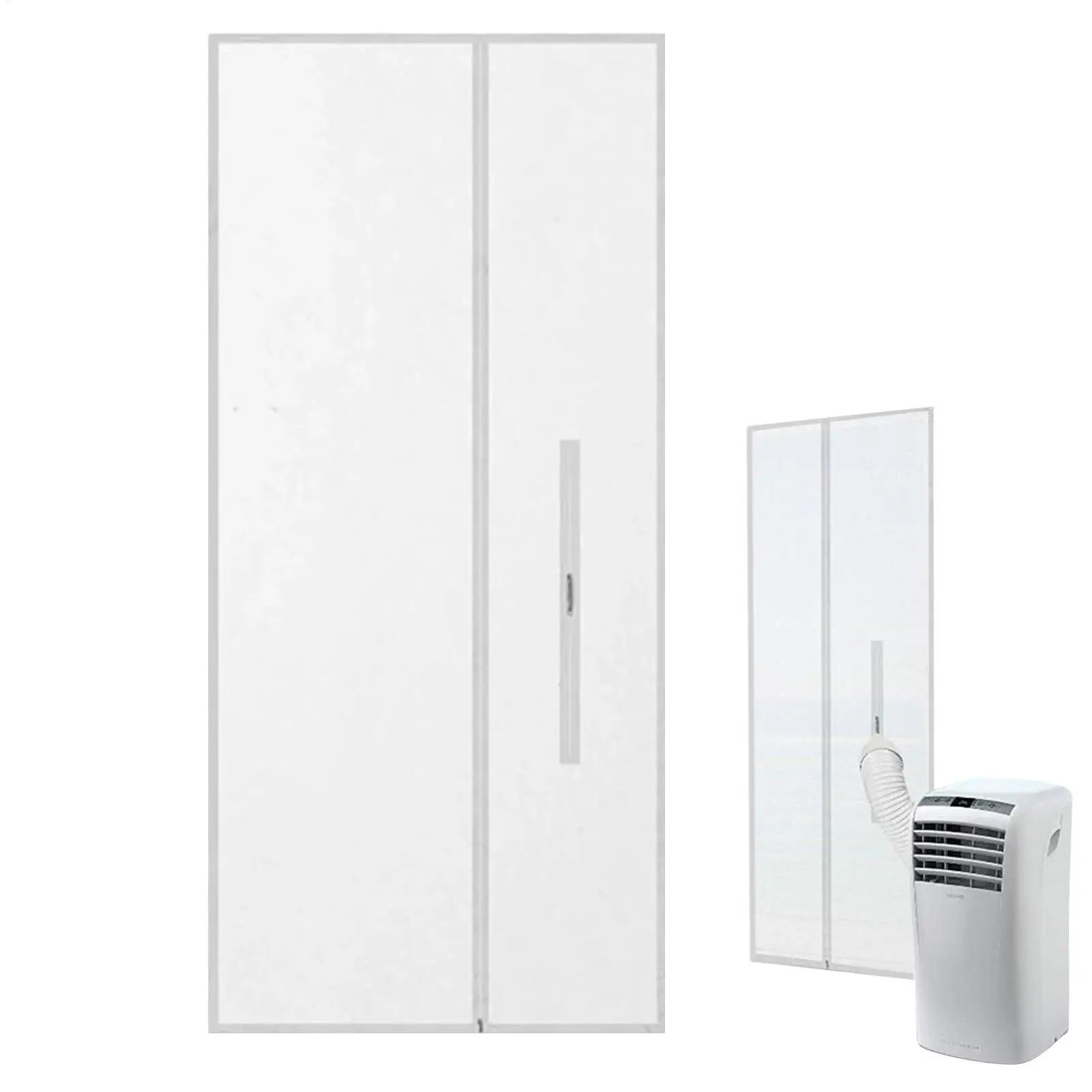 Sliding door air conditioning ventilation kit Adjustable Sliding Door Sealing Hose Support Portable Ac Window Vent Kit