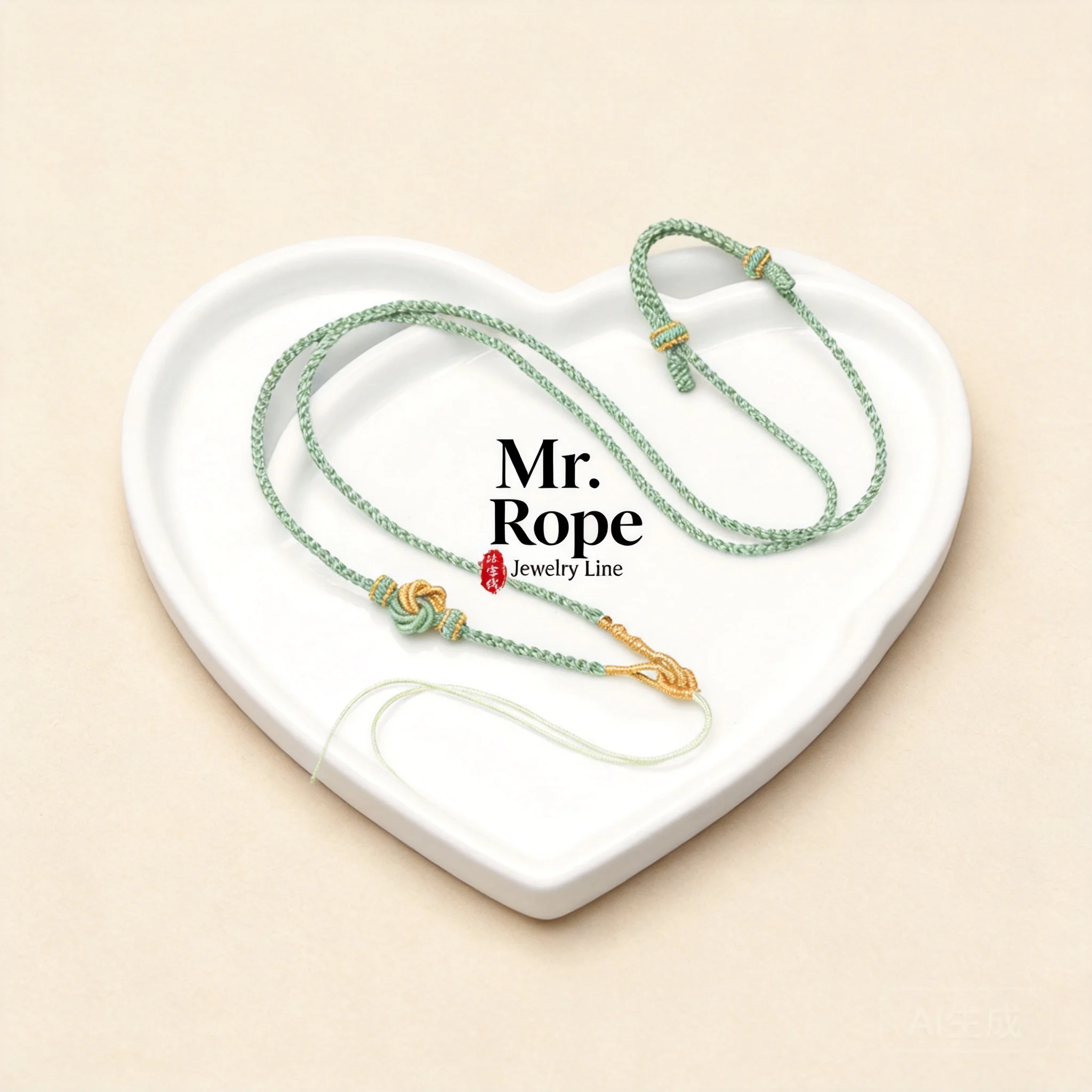 Chinese Style Hand Woven Mandala Knot Four Strand Braid Good Luck Adjustable Necklace Cord For Jade Gold Emerald Pendant Jewelry