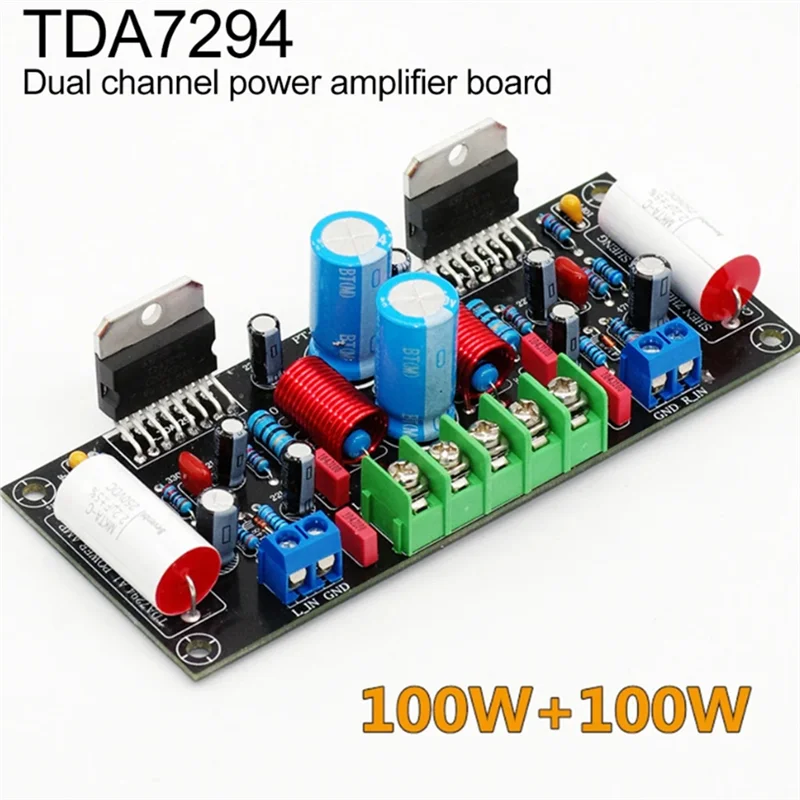 B92B-TDA7294 100W + 100W carte amplificateur Audio double canal carte amplificateur de puissance accessoires de Module amplificateur HIFI