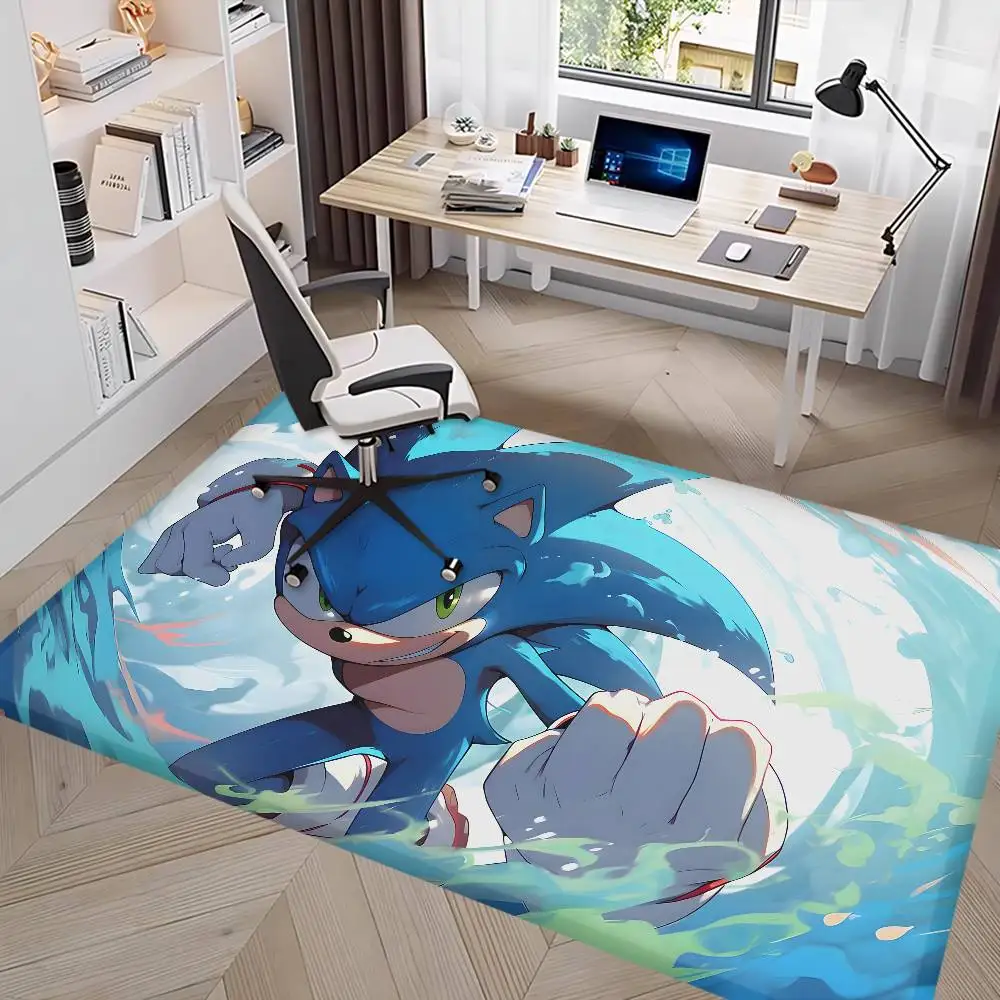 S-Sonics Cartoon Floor Mat Retro Multiple Choice Living Room Kitchen Rug Non-Slip Modern Home Decor