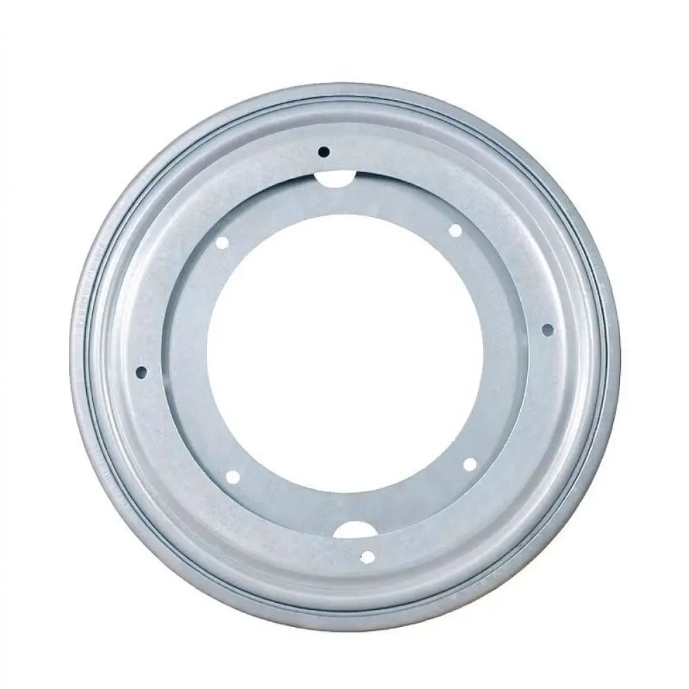 Heavy Duty Swivel Bearing For Furniture Hardware Rotating Base TV Cabinet Cold Rolled Steel Durable Black Swivel Disk