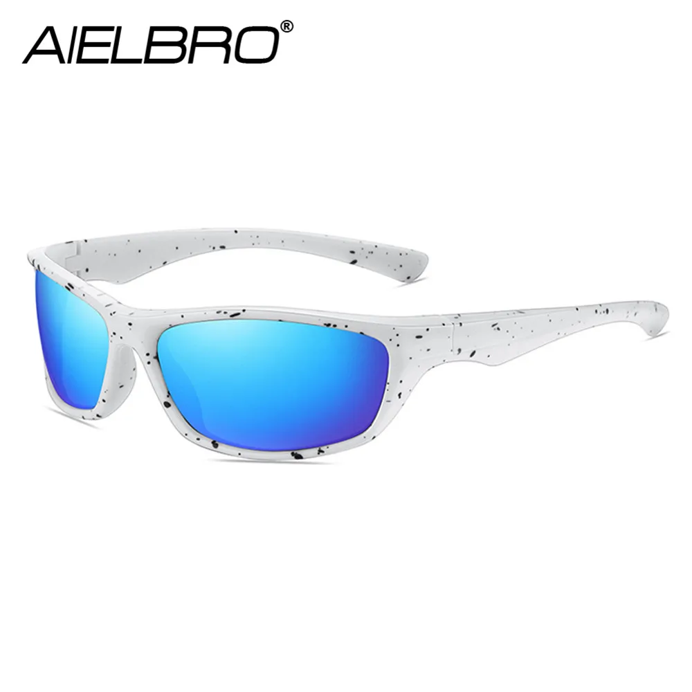 AIELBRO New Photochromic Cycling Lenses Polarizing Glasses for Men Night Vision Men's Bicycle Cycling Lenses Sports Glasses