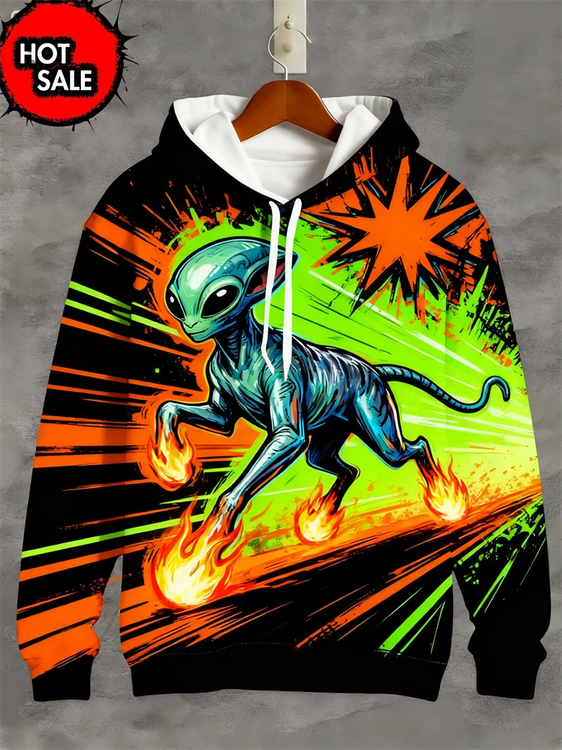 

UFo Alien 3d принт мужская толстовка женская мода повседневная толстовка Harajuku пальто унисекс Sudaderas мужская одежда топы с длинными рукавами