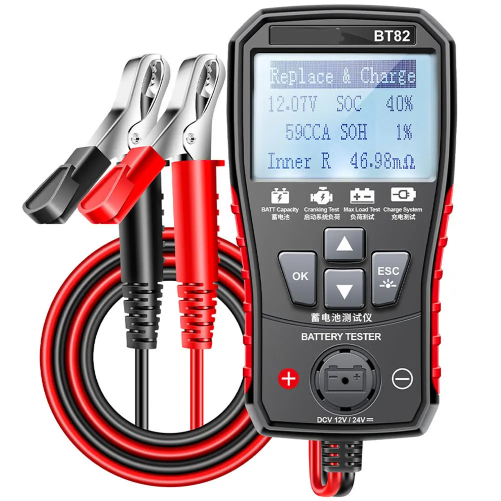 

Tester 12V 24V Automotive Load Testing Tool For Car Truck Rv Starter Charging System Cranking Test Diagnostics