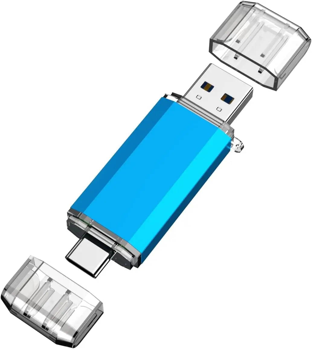 

32GB USB C Flash Drive 2-in-1 OTG USB 3.0/Type C Dual Thumb Drive for Smartphone, Laptop, Tablet PC