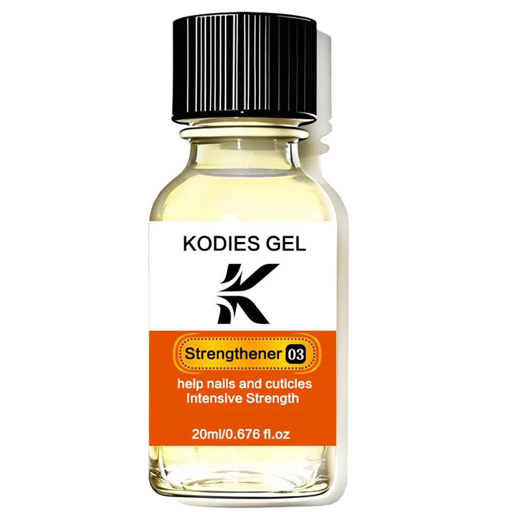 KODIES GEL huile pour cuticules traitement des ongles séchage rapide kératine enrichi renforcement des ongles tout pour la réparation de manucure ongles fins et doux