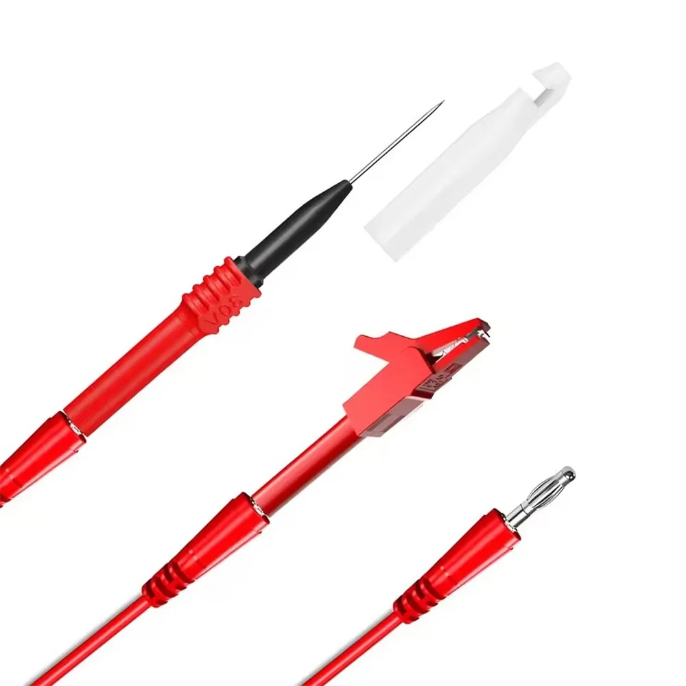 P1920-Serie Rückseitiges Prüfkit Bananenstecker zu Krokodilklemme Multimeter-Messleitung mit Automobil-Punktionnadeln Set – Detail 6