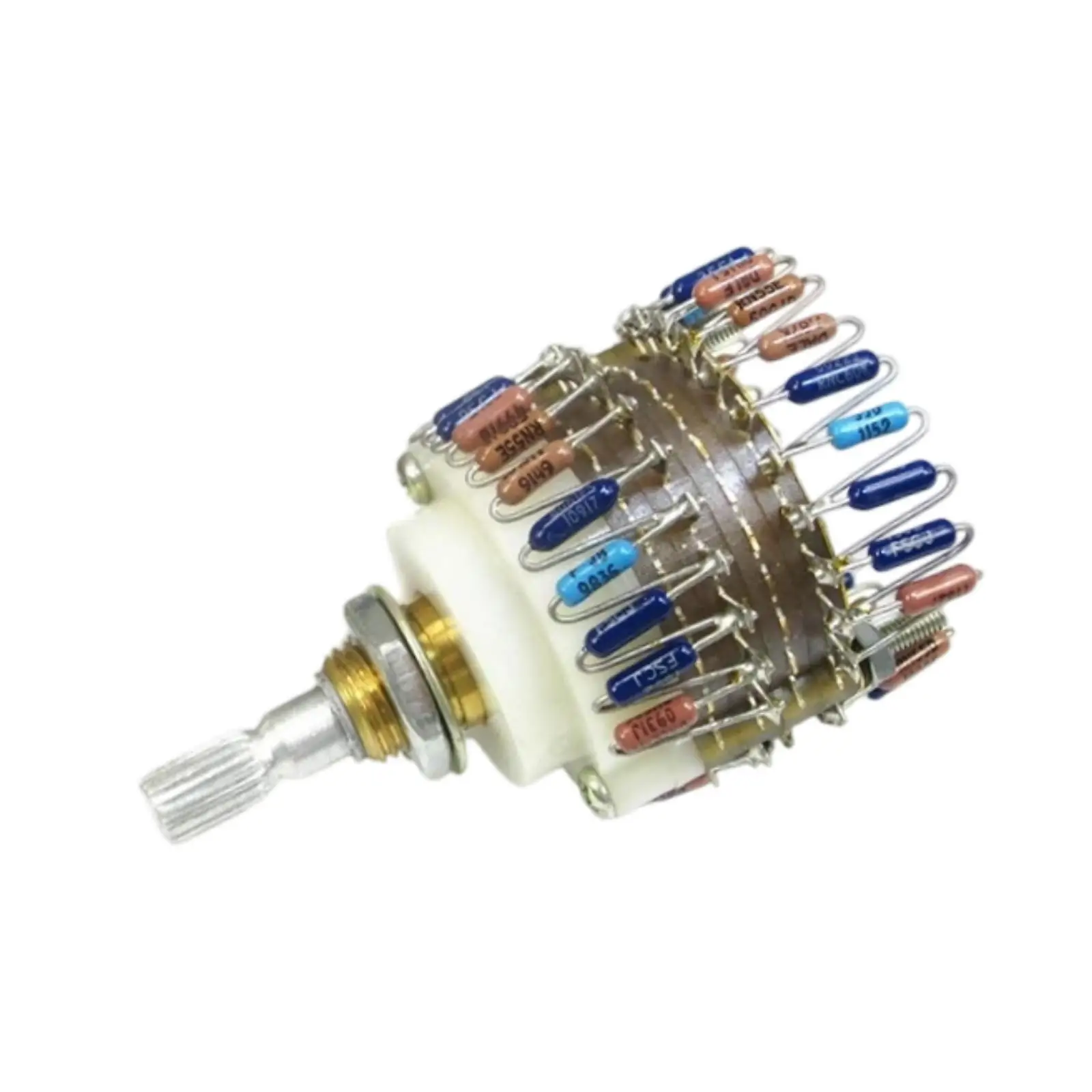23 Step Volume Potentiometer Audio Attenuator Dual Channel Rotary Switch with Resistor for Sound System