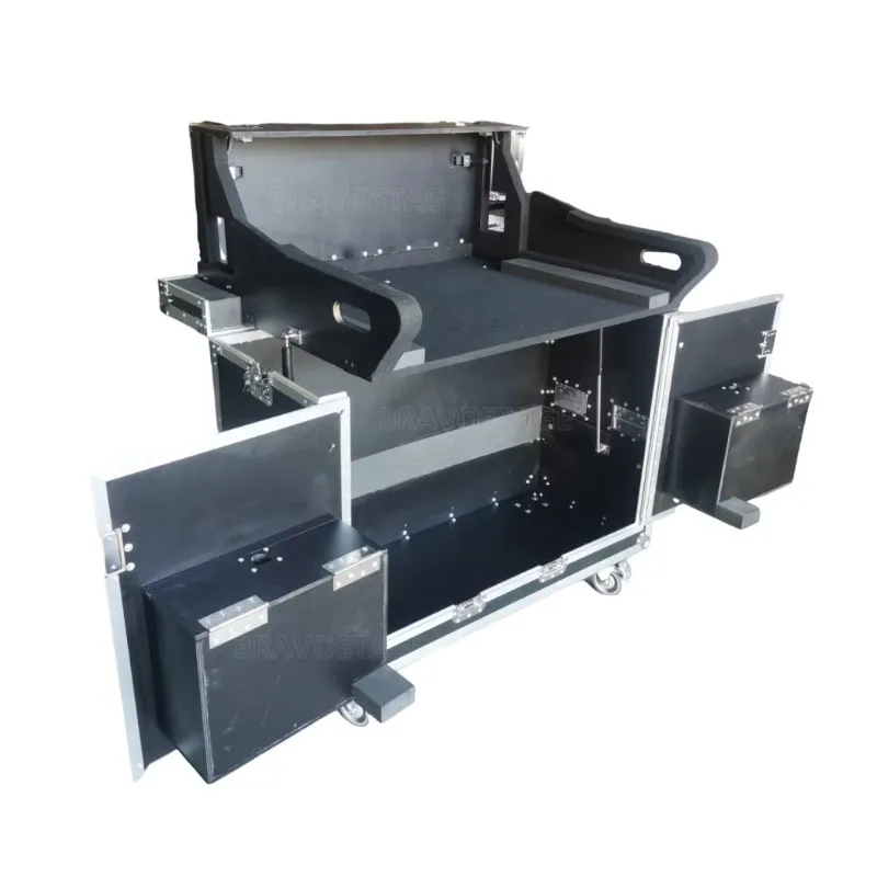 Mixer Console Flip Flight Case Hydraulic Case for Digital Live Sound Mixing Lighting Console
