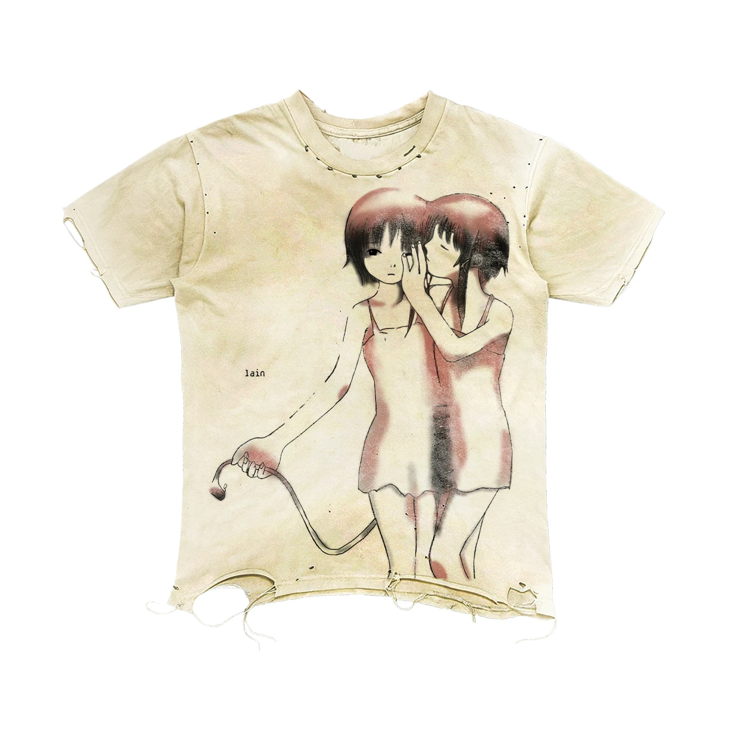 アビーエステティック-emoシリーズ-ウォッシュド加工-パンク-レベル-ウェイストランドスタイル-ユニセックス-半袖tシャツ-中国ブランド-夏-2026