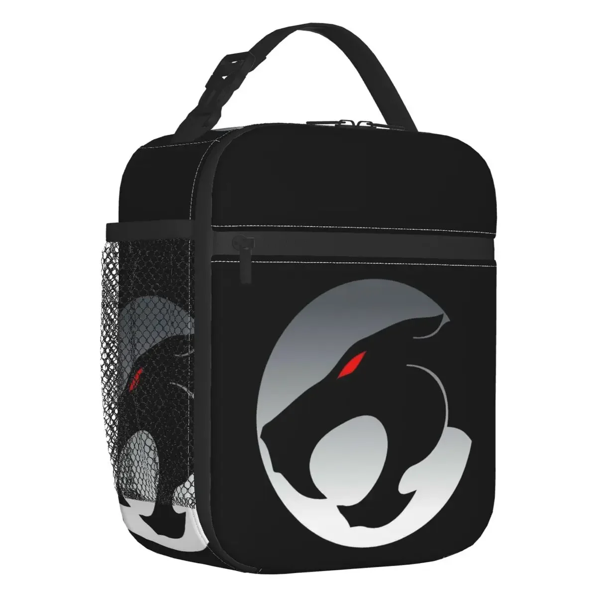 Cartoon Anime Thundercats Logo Insulated Lunch Tote Bag for Women Portable Thermal Cooler Food Lunch Box Outdoor Camping Travel