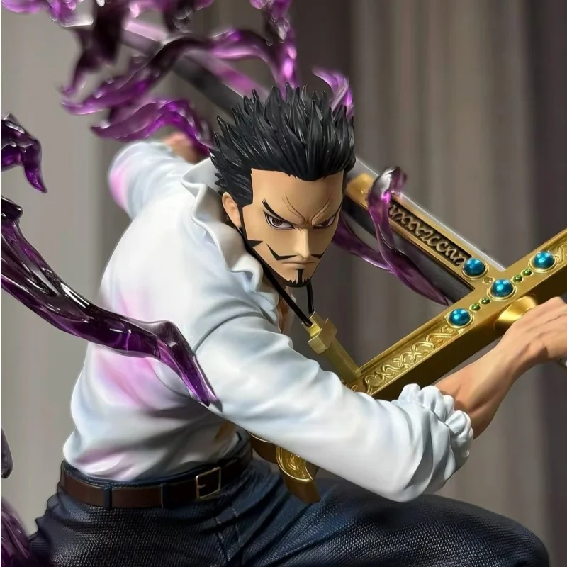 23 cm One Piece Figure Dracule Mi Hawk Figura Anime Pvc Gk Figurine Modello Collezione di bambole Decorazione della stanza Giocattolo Regalo di compleanno