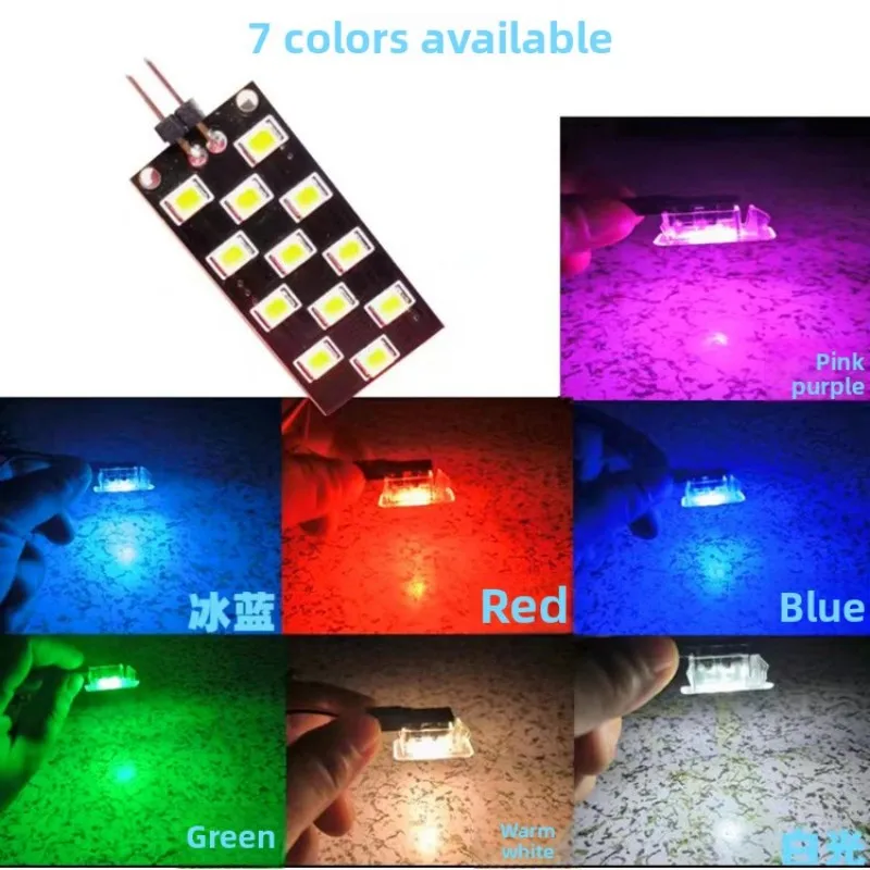 For Audi A1 8X A3 8V 8Y A4 B8 B9 A5 8T A6 C6 A7 C7 C8 A8 D3 D4 D5 New 12V LED Car Footwell Light Atmosphere Lamp Car Accessories