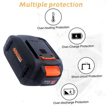 12 best sales Worx 56v battery - №2